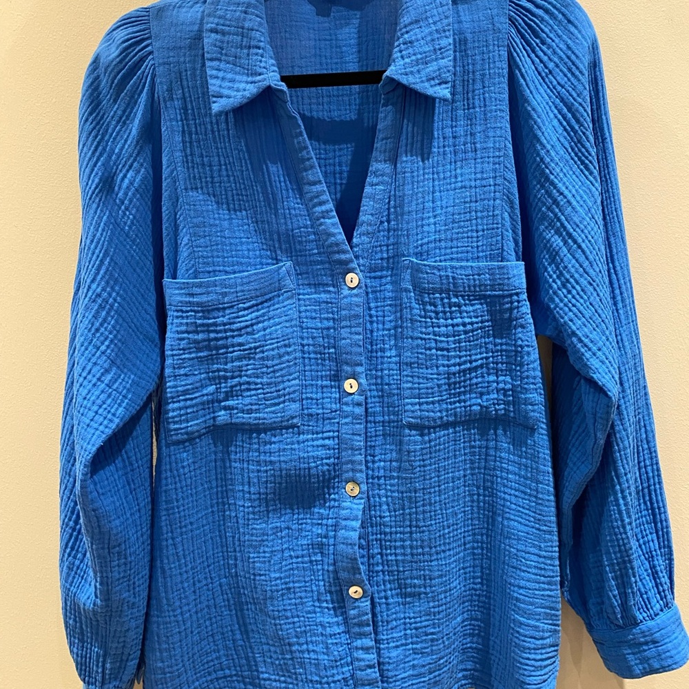 Rails button down blouse